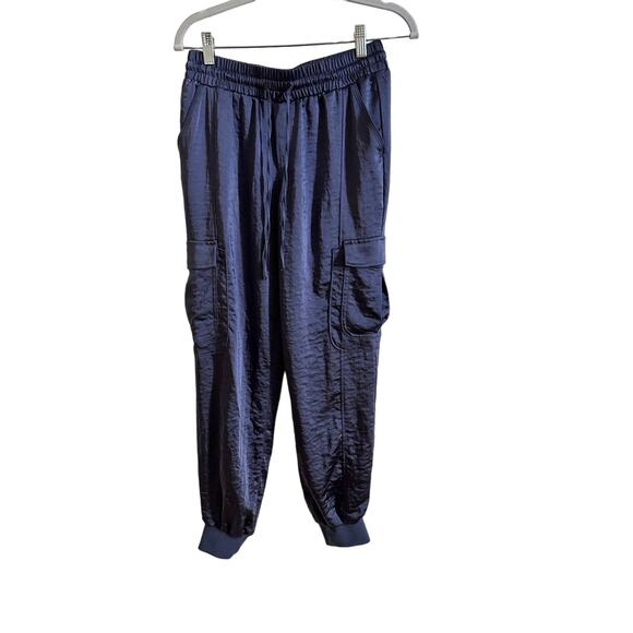 Women’s Satin Cargo Joggers - Picture 5 of 7